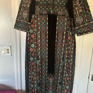 Embroidered Multicolor Dress Thobe
